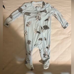 Angel Dear Puppy Footed 2-Way Zippered Pajamas